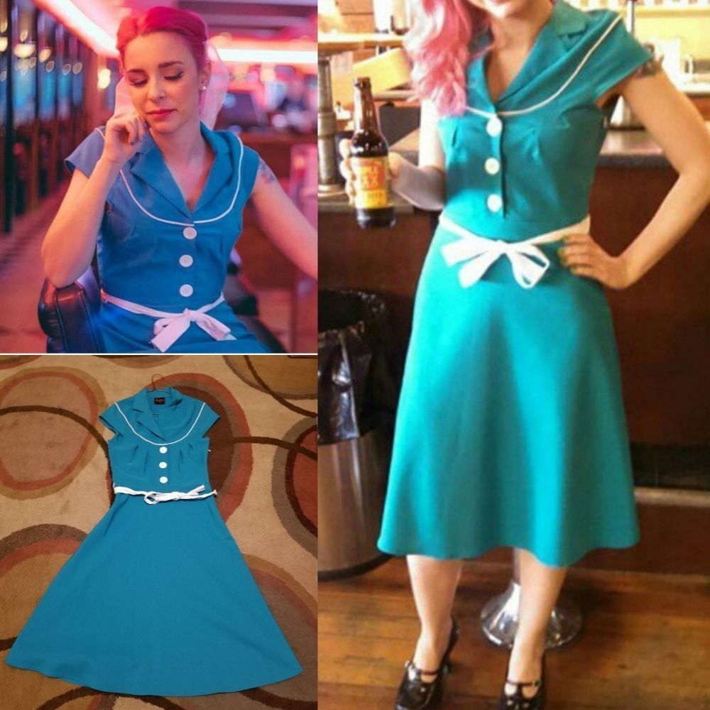 Folster rockabilly dress diner Halloween
